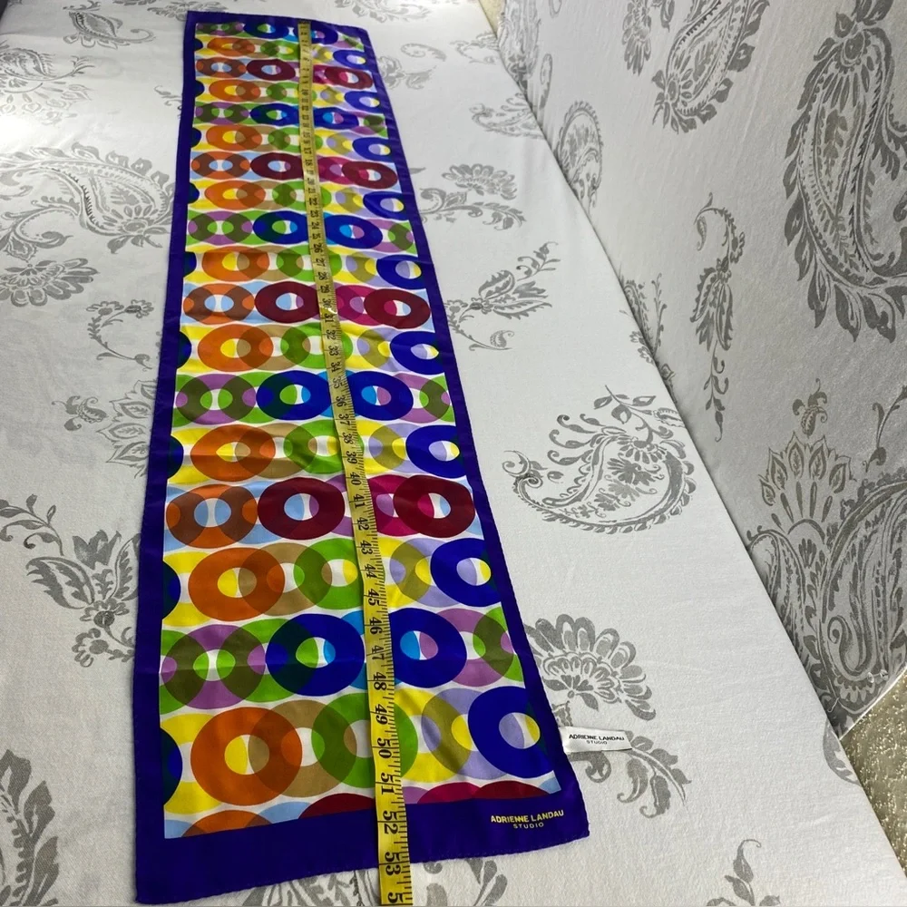Adrienne Landau Studio 100% Silk
Scarf L53 x W 11 66 - Picture 5 of 7